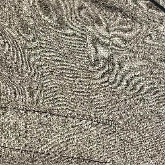 Ann Taylor Taupe Wool Blend Blazer 6P Petite Slim Fit Workwear Office Jacket - Picture 4 of 10